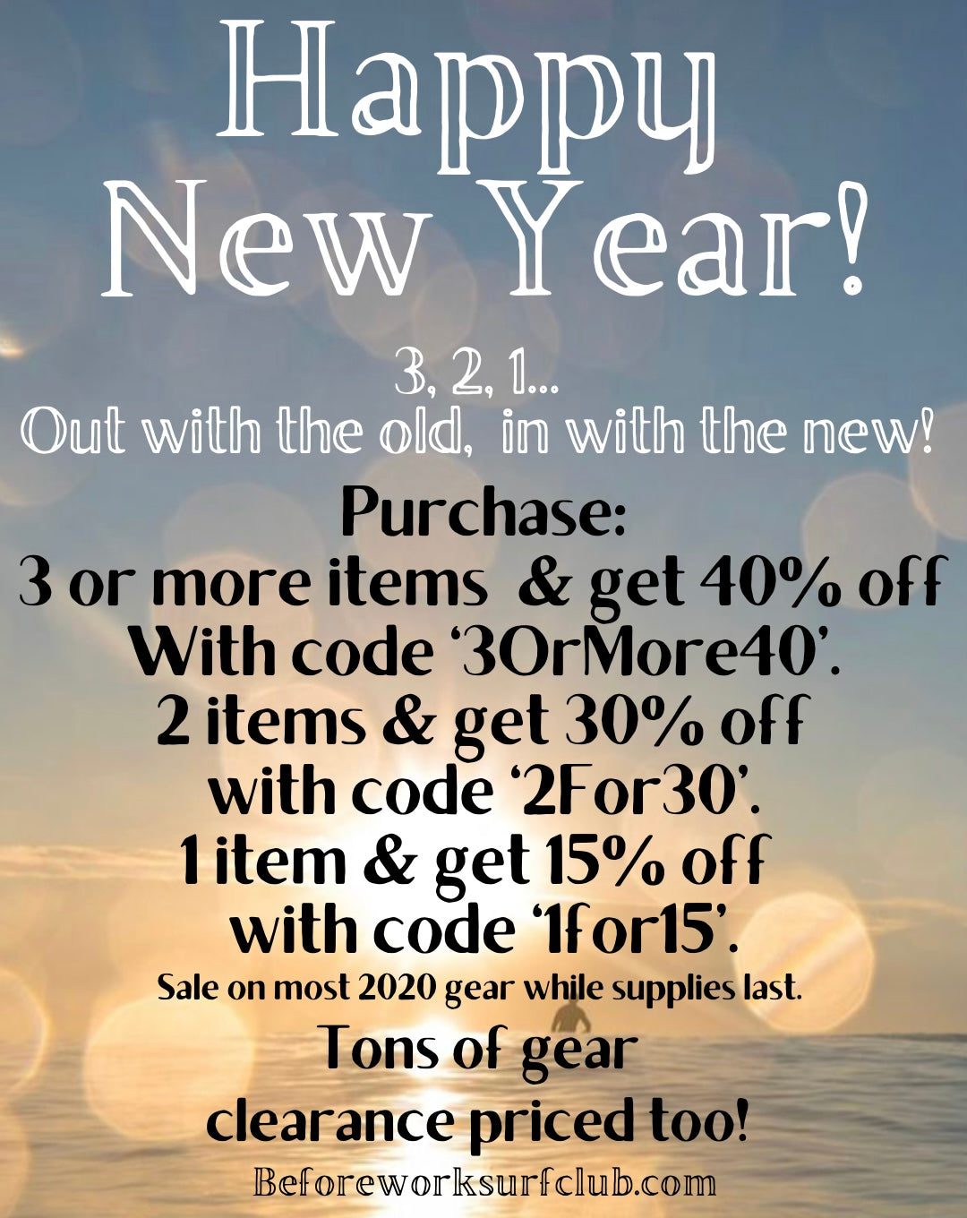 New Year Specials!